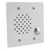 Valcom Doorplate Speaker Vandal-Resistant, Whi V-1073